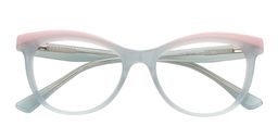 Katherine Cat Eye Blue Glasses1