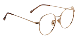 Hannah Round Gold Glasses4