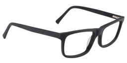 Absalom Black Rectangle Glasses 3