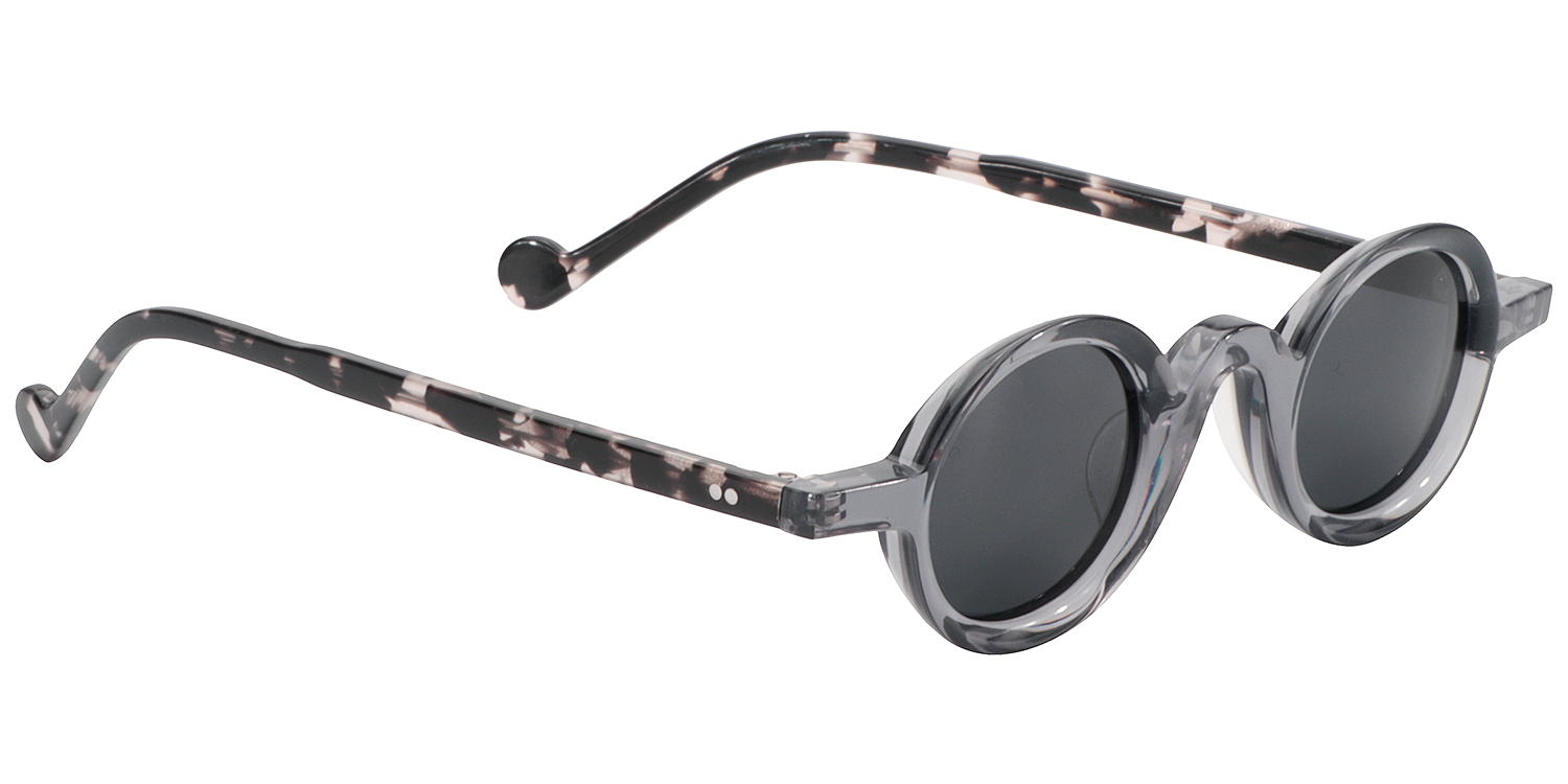 Round Gray Sunglasses | Zeelool Sunglasses3