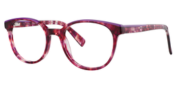 Eudora Round Red Floral Glasses2