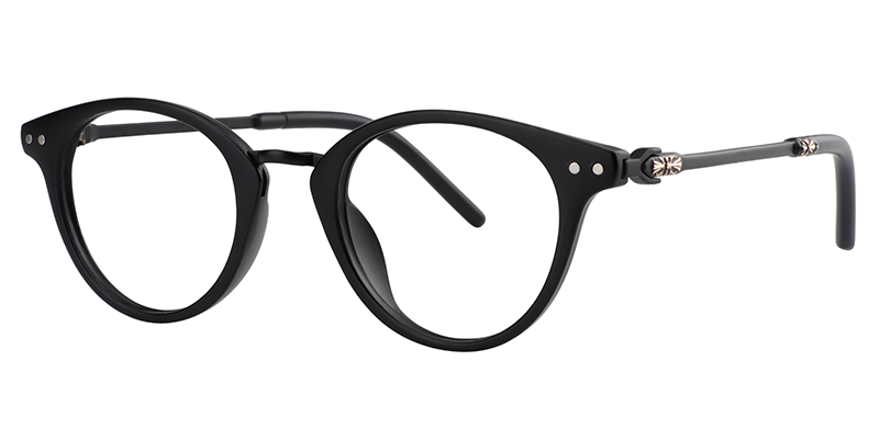 Round Black Glasses | Zeelool Eyeglasses2