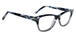 Tommy Rectangle Blue-Black Glasses3