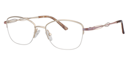 Paula Rectangle Gold Glasses2