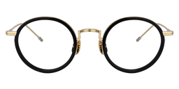 Calvert Round Black-Gold Glasses0