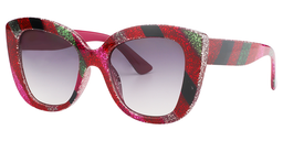 Allegra Butterfly Red Sunglasses2