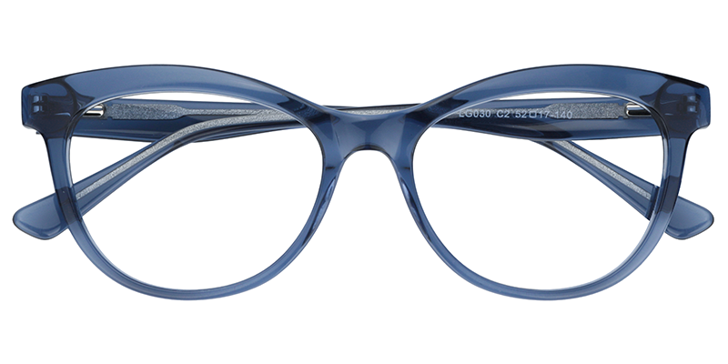 Cateye Blue Glasses | Zeelool Eyeglasses1
