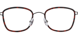 Chanel Square Red Titanium Glasses4