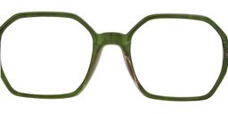 Mirabelle Geometric Green Floral Glasses5