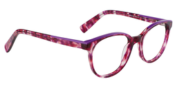 Eudora Round Red Floral Glasses3