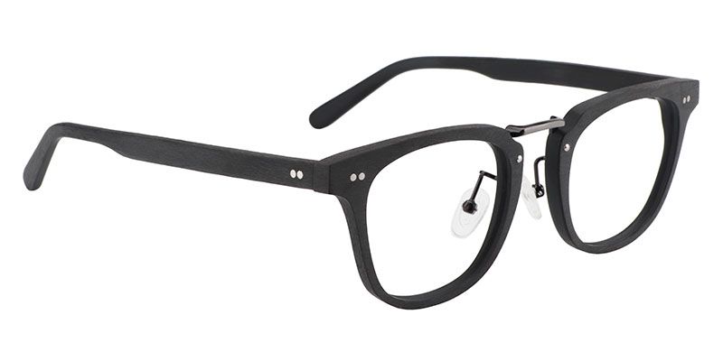 Rectangle Black Glasses | Zeelool Optical3