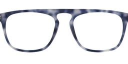 Cynthia Rectangle Blue Tortoise Glasses 3