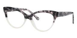 Ingrid Cateye White Glasses2