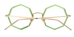 Susanna Geometric Gold Glasses 5