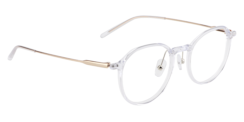Round Clear Glasses | Zeelool Eyeglasses3