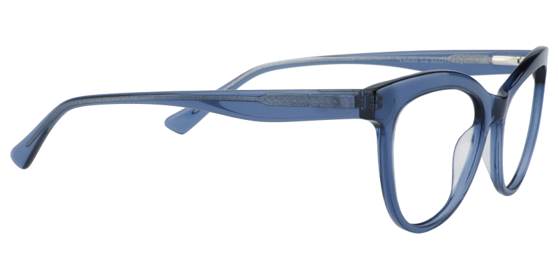 Cateye Blue Glasses | Zeelool Eyeglasses4