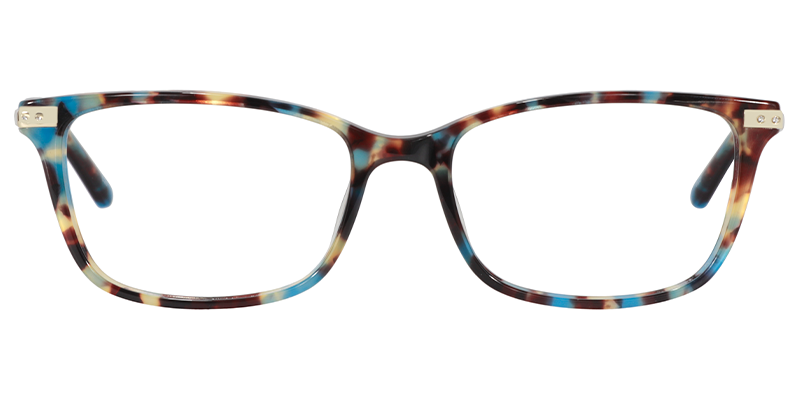 Rectangle Tortoise Glasses| Zeelool Eyeglasses0
