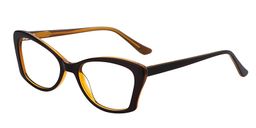 Brianna Cat Eye Brown Glasses3