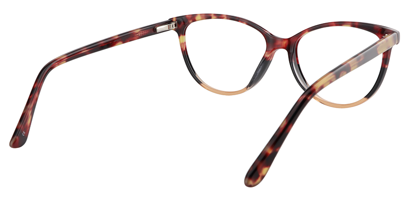 Oval Beige Glasses | Zeelool Eyewear5