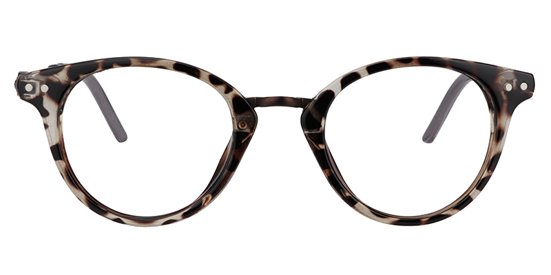 Round Dark Tortoise Glasses | Zeelool Eyeglasses0