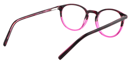 Joliet Round Bright Pink Glasses5