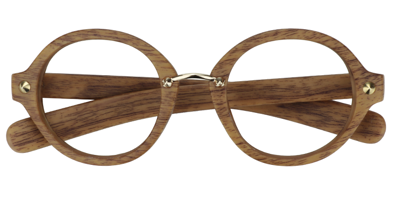 Round Wood Glasses | Zeelool Optical Online1
