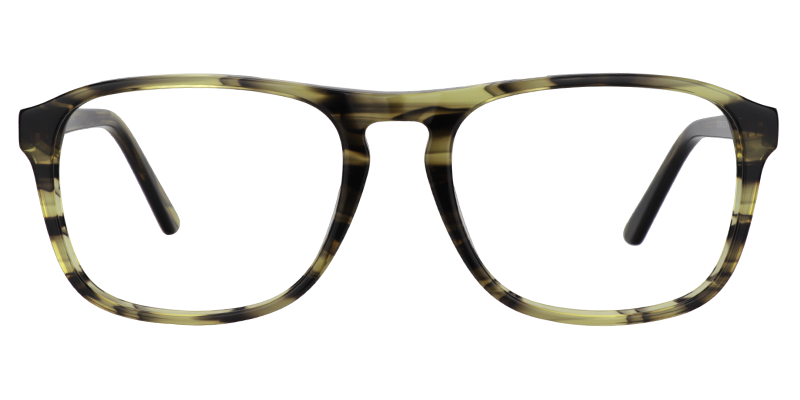Rectangle Green-Tortoise Glasses | Zeelool Eyeglasses0