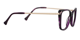 Geraldine Cat Eye Purple Glasses4