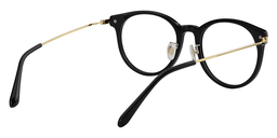 Ismael Round Black Glasses5