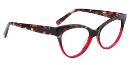 Ingrid Cateye Red Glasses3