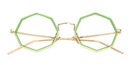 Susanna Geometric Gold Glasses 1