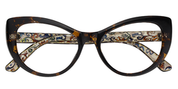 Ishara Cateye Tortoise Glasses1
