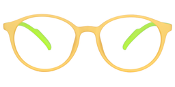 Latonia Round Yellow Glasses0