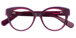 Reba Round Purple Glasses1
