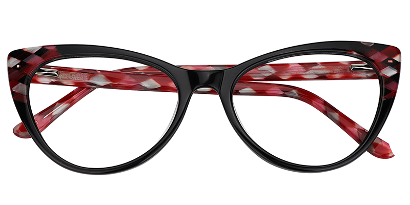 Cateye Black Glasses1