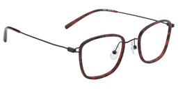 Chanel Square Red Titanium Glasses5