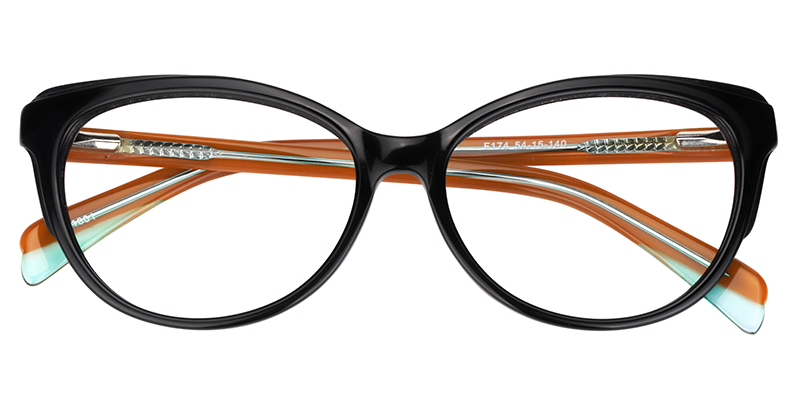 Cat Eye Black Glasses1