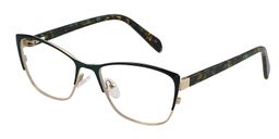  Thurza Cat Eye Green Glasses 2