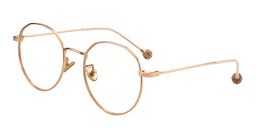 Susan Geometric Gold Glasses 2