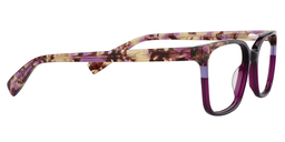 Joanna Rectangle Purple Glasses4