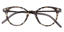 Benton Round Dark Tortoise Glasses1