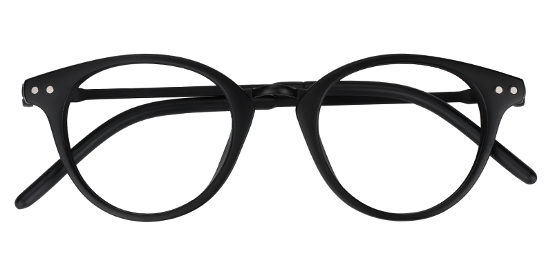 Round Black Glasses | Zeelool Eyeglasses1