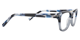 Tommy Rectangle Blue-Black Glasses4