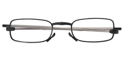 Alice Rectangle Black Reading Glasses1