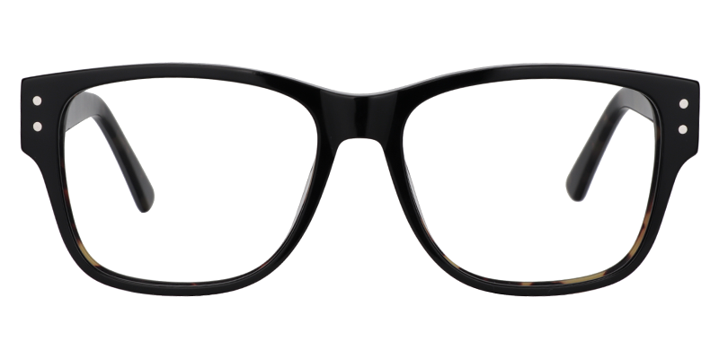 Rectangle Black Glasses | Zeelool Eyeglass Frames Online0