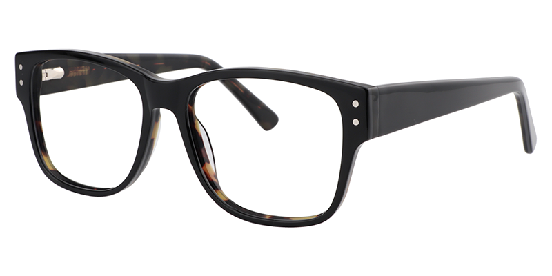 Rectangle Black Glasses | Zeelool Eyeglass Frames Online2