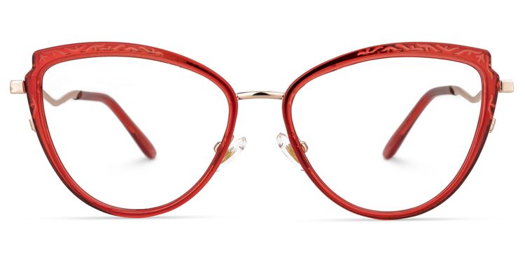 Arceiba Cateye Red Glasses