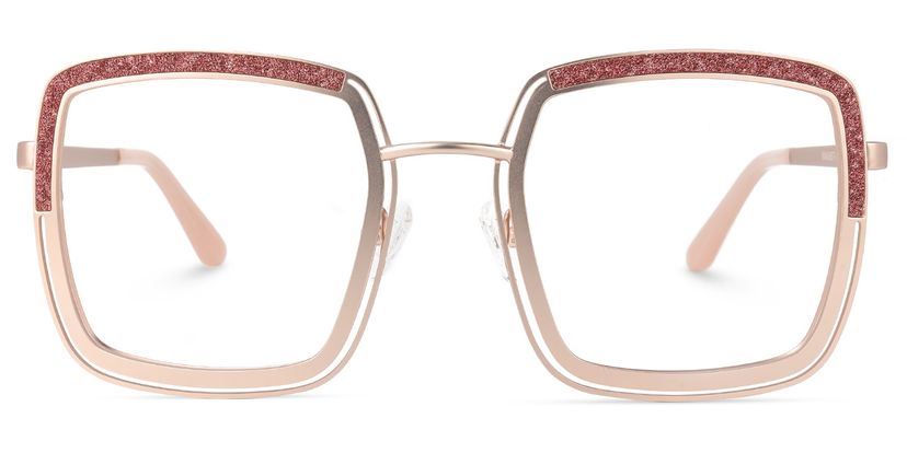 Polomsky Square Rose-Gold Glasses