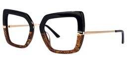 Natalin Square Black Glasses1