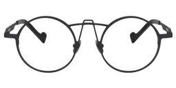 Abdul Round Dark Blue Glasses0